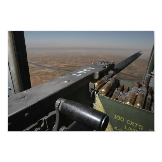 Impression Photo Une mitrailleuse de calibre 50 (Devant)