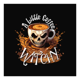 Impression Photo Une Petite Sorcière de Café