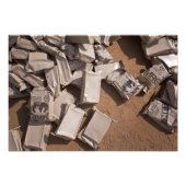 Impression Photo Une pile de repas prêts à manger (Devant)