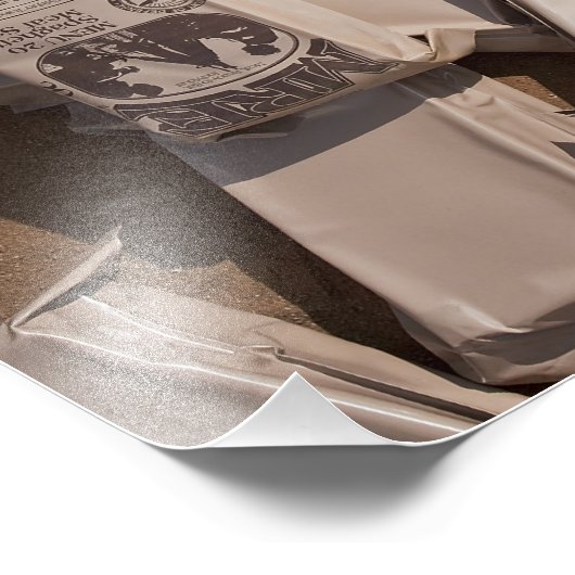 Impression Photo Une pile de repas prêts à manger (Coin)