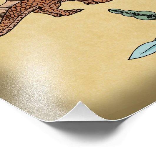 Impression Photo Une variété de créatures draconiennes (Coin)