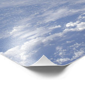 Impression Photo Une vue oblique de l'atmosphère terrestre (Coin)