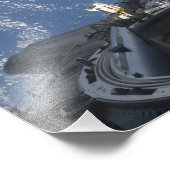 Impression Photo Une vue partielle de Space Shuttle Atlantis (Coin)