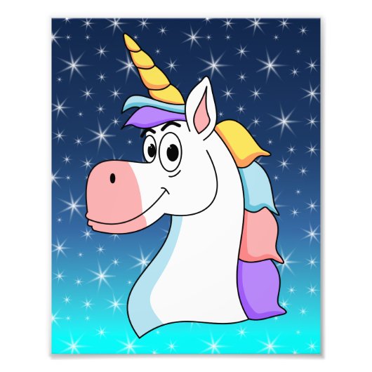 Impression Photo Unicorn cool (Devant)