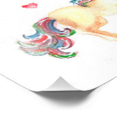 Impression Photo Unicorne amoureuse (Coin)