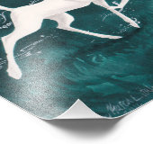 Impression Photo Unicorne dans les bois (Coin)