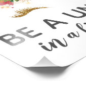 Impression Photo Unicornes en fleurs (Coin)