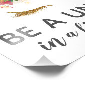 Impression Photo Unicornes en fleurs (Coin)