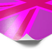 Impression Photo Union Jack fuchsia (Coin)