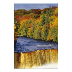 Impression Photo Upper Tahquamenon Falls dans le Michigan en amont