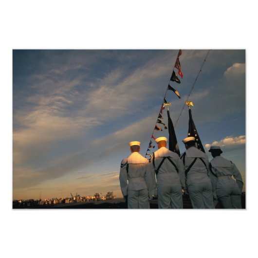 Impression Photo USA, Massachusettes, Boston. Couleur de la marine (Devant)