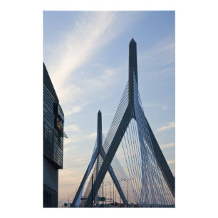 Impression Photo USA, Massachusetts, Boston. Le pont de Zakim. 2