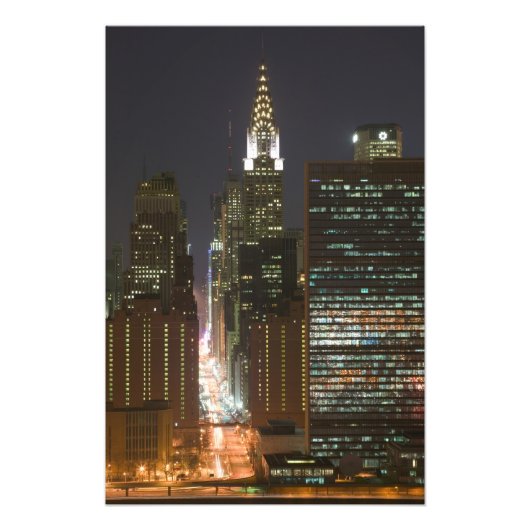 Impression Photo USA, New York City, Vue de Midtown avec (Devant)