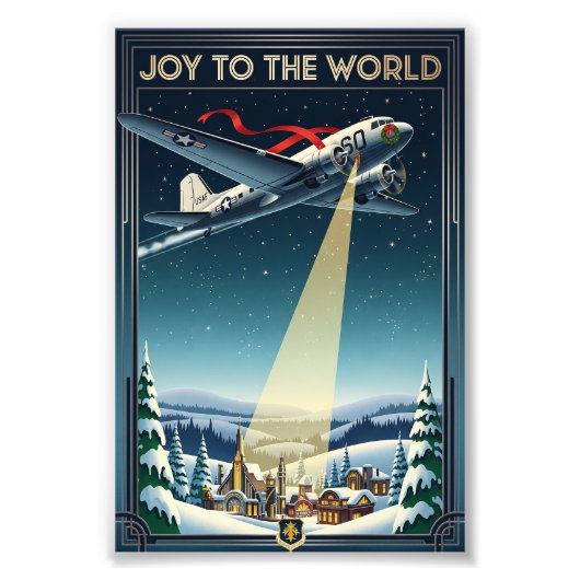 Impression Photo USAF Art Deco Christmas Edition (Devant)
