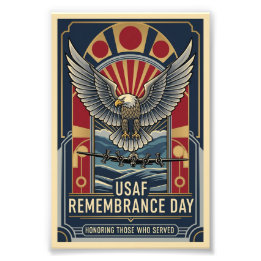 Impression Photo USAF Art Deco Remembrance Sunday Edition