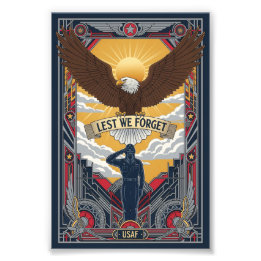 Impression Photo USAF Art Deco Remembrance Sunday Edition