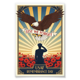 Impression Photo USAF Art Deco Remembrance Sunday Edition