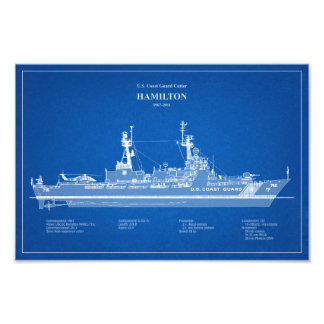 Impression Photo USCG Cutter Hamilton whec-715 - ABD