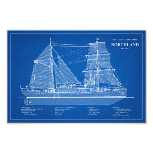 Impression Photo USCG Cutter Northland wpg-49 - ABD (Devant)