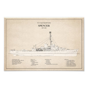 Impression Photo USCG Cutter Spencer wpg-36 - SBD