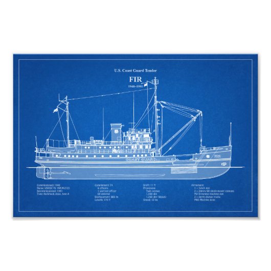 Impression Photo USCG Tender Fir wlm-212 - ABD (Devant)