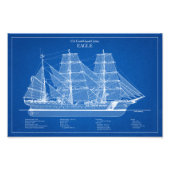 Impression Photo USCGC Eagle wix-327 - ABD (Devant)