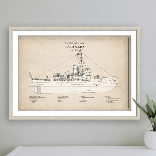 Impression Photo USCGC Escanaba wpc-77 - SBD