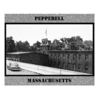 Usine de papier historique à Pepperell Massachuset