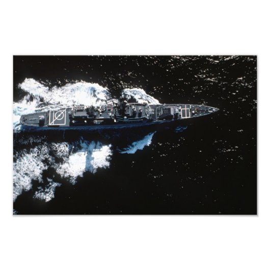 IMPRESSION PHOTO USS FOX CG-33 DLG-33 (Devant)