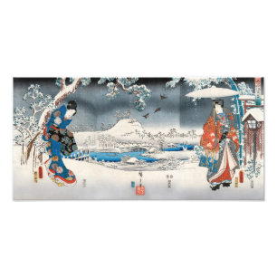 Impression Photo Utagawa Hiroshige - Le Dit du Genji