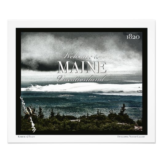 Impression Photo Vacationland, Maine (Devant)
