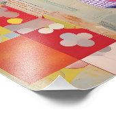 Impression Photo Vache joueuse, un collage artistique et ecclésiast (Coin)