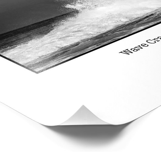 Impression Photo Vague écrasante (Coin)