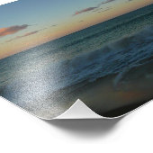 Impression Photo Vagues s'écrasant au paysage de Sunset Beach (Coin)