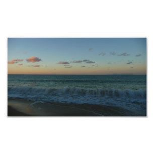 Impression Photo Vagues s'écrasant au paysage de Sunset Beach