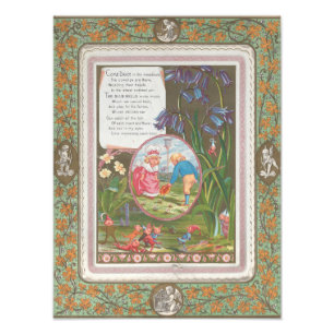Impression Photo Valentin antique mignon fantaisiste, Kate Greenway