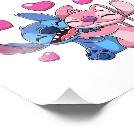 Impression Photo Valentines anges 1 (Coin)