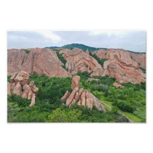 Impression Photo Vallée et formations rocheuses à Roxborough