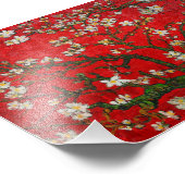 Impression Photo Van Gogh Almond Blossoms Rouge (Coin)