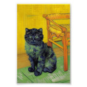 Impression Photo Van Gogh Black Cat (Devant)