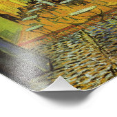 Impression Photo Van Gogh; Café Terrasse en soirée (Coin)