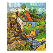 Impression Photo Van Gogh - Maisons à Auvers (Devant)