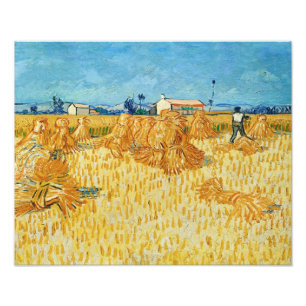 Impression Photo Van Gogh; Moisson en Provence