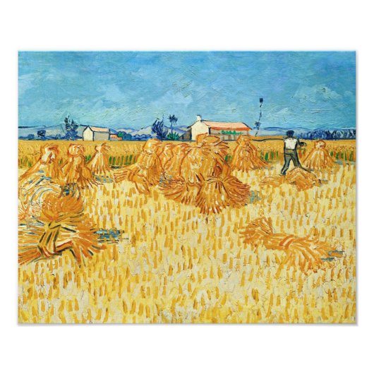 Impression Photo Van Gogh; Moisson en Provence (Devant)