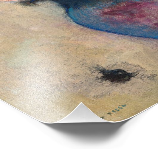 Impression Photo Vase large avec fleurs (Coin)