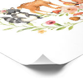 Impression Photo Végétal mignon Animaux de bois de pépinière Mur d' (Coin)