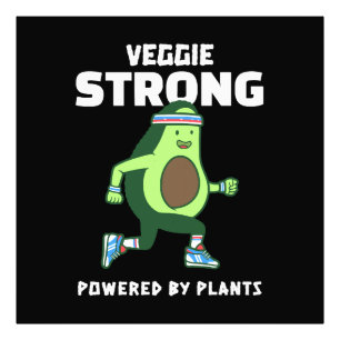 Impression Photo Veggie Strong, Alimenté par les plantes