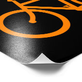 Impression Photo Vélo Orange (Coin)