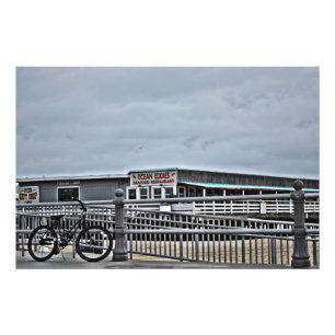 Impression Photo Vélo sur la promenade de bord par Shirley Taylor