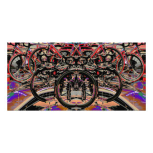 Impression Photo Vélos Abstraits (Tour de Grande-Bretagne 2010) Aff
